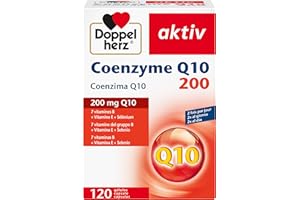 Doppelherz Coenzyme Q10 200 - soutient le métabolisme énergétique et contribue à la protection des cellules contre le stress oxydatif - 120 gélules