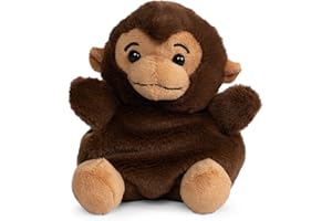 LITTLE Living Nature Snugglies Scimmia Peluche – Collezione Animali Safari per Bambini, Giocattolo Morbido e Coccoloso
