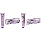 Marvis Peppermint &amp; Jasmine Toothpaste 85ml Toothpaste Helps Remove Plaque &amp; Gums Care Dental Hygiene Lasting Freshness (Pack