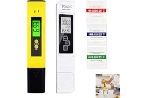 4 i 1 PH TDS Vattenkvalitetstestare, Elektronisk pH-mätare, TDS EC-mätare Temperatur, Hög precision Självkalibrering Temperat