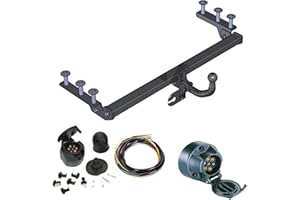 ATTELAGE avec faisceau 7 broches | Opel Astra II G de 1998 à 2004 Hayon, Berline / crochet «col de cygne» démontable avec outils