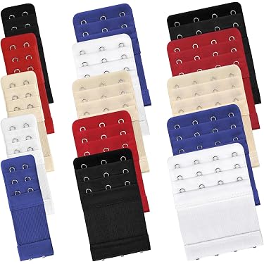 BH Verlängerer APMGONT BH-Verlängerer 6 Stück Set - 3 Reihen Verlängerung Mit Clips Unterwäsche Verlängerung
