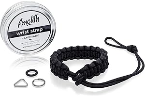 Amolith Kamera-Handschlaufe aus Paracord Flechtmuster: Cobra | Handgelenkschlaufe Kameraschlaufe Kameraband Trageschlaufe | AML-8315