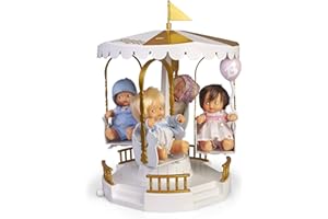 los Barriguitas-700015806 Carrusel Musical con Figura de muñeca bebé para niña, Color Mixto (Famosa 700015806)