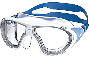 Speedo Unisex Biofuse Mask | Dive | Swim | Ergonomic Design | Open Water | Leak Free Goggles (pack of 1)
