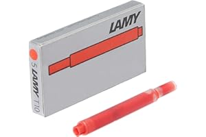 Lamy T10 Red - Cartucce di inchiostro rosso per penne stilografiche