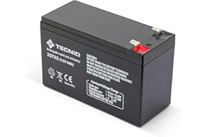 VELAMP Batería recargable de plomo, conexiones Faston, 12V 9Ah