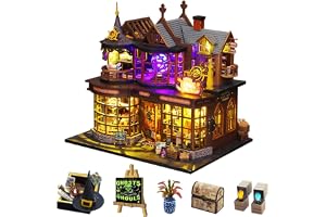Gör-det-själv-miniatyrhusbyggsatser för vuxna, CUTEROOM Magic House dockhus pysselsatser modellbyggsatser för vuxna att bygga
