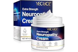 WONDERFULIFE Neuropathy Nerve Relief Cream,Max Strength No-Mess Topical Pain Reliever for Toes, Feet, Fingers, Hands, Legs & Arms, 4.23oz