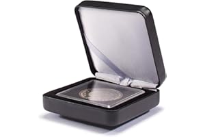 LEUCHTTURM1917 Leuchtturm NOBILEQ50 etui na monety NOBILE z metalu, do kwadratu, zagłębienie 50 x 50 mm