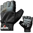 Aprodo Beginner Weight Lifting Gym Gloves, Free Size (Black)