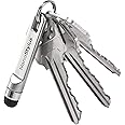 KeySmart NanoStylus - Compact Phone Stylus Ergonomic and Portable (Silver)