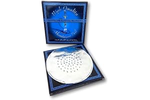 EKNA Shisha aluminiumfolie – 200 stycken aluminiumfolie för shisha huvud perforerad
