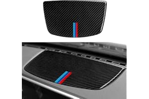OYDDL Auto tablero altavoz panel cubierta Decal fibra de carbono ajuste adhesivo compatible con BMW F30 F31 F32 F33 F34 F36 3GT 2012 2013 2014 2015 2016 2017 2018 2019 2020 accesorios