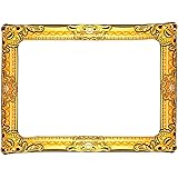 Henbrandt Aufblasbarer Fotorahmen mit Goldzusatz 60cm x 80cm Schwarz