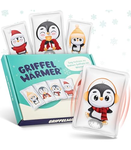 6 Stück Weihnachtliche Taschenwärmer - Wiederverwendbare Handwärmer Für Kalte Wintertage