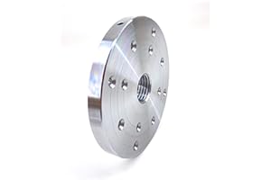 H WIEDEMANN WERKZEUGE Planscheibe Ø 150mm, Aufnahme M33x3,5mm DIN800, mit Ablaufsicherungsnut ASR, 3 Lochkreise mit 12 Löcher (Stahl, 150mm)