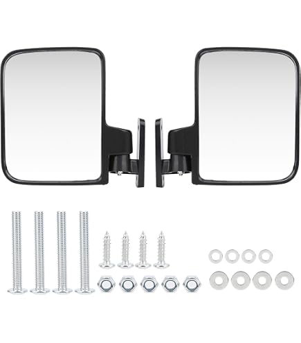 DREAMIZER Specchietti Posteriore Moto 8mm 10mm, Moto Specchietti Laterali con 22mm Morsetto