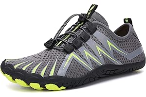 Teechodina Unisex Traillaufschuhe Herren Damen Wanderschuhe Barfußschuhe Laufschuhe Knit Sneaker Fitnessschuhe Fivefinger Zehenschuhe