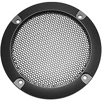 Grilles De Haut-parleur Pour Voiture – 2 Pièces, 8 Pouces, Design Cercle Acier Primaire