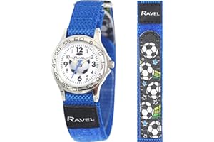 Ravel - Reloj para Niños con Correa de Cierre Fácil - Cuarzo Analógico
