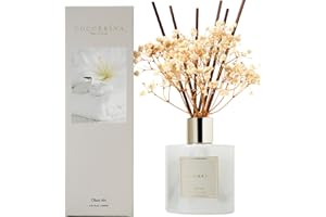 Cocorrína Diffuseur Parfum Maison, Air Pur 200ml avec Diffuseur Bâtonnets diffuseur de Parfum, Batonnets Diffuseur Parfum, Reed Diffuseur pour Salle de Bain étagère décoration