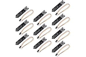 ALMOCN Kapazitiver Bodenfeuchtigkeitssensor-Modul, korrosionsbeständig, Bodenfeuchtigkeitserkennung für Arduino, Feuchtigkeitserkennung, Gartenbewässerung, 10 Stück