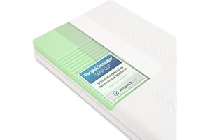 ‎SCHLUMMERPARADIES Schlummerparadies hochwertige Matratze 7-Zonen HR-Kaltschaummatratze - Made in Germany - ca. 19cm Gesamthöhe, RG40, geprüfter Kern + Bezug - Optima Klassik (140x200 H2 + H3)