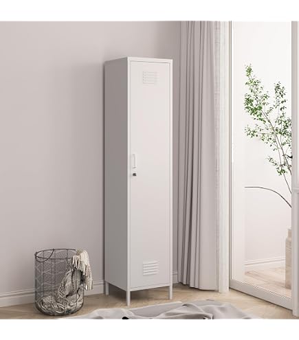 Casier Vestiaire Métallique Simon Rack – 1 Compartiment, Serrure à Clé, 575x400x500 Mm - 13