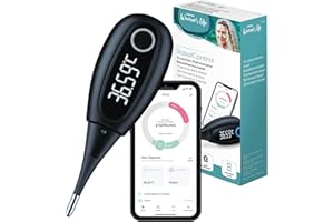‎BEURER Beurer OT 30 BasalControl Smart, Basalthermometer zur Zykluskontrolle, mit Ovy Zyklus-App für hormonfreie Verhütung oder als Kinderwunsch-Unterstützung zur natürlichen Familienplanung, mit Bluetooth