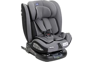 Chicco Unico Evo I-Size Siège Auto homologué ECE R129/03, Isofix Rotatif à 360° et inclinable Groupe 0/1/2/3 de 0 à 12 Ans