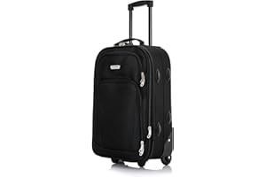 FLYMAX 55x35x20 55x40x20 Cabin suitcase Luggage Hand Carry on Case Flight Bag Suitcase Travel Fits Fits Easyjet, Ryanair British Airways & Jet 2