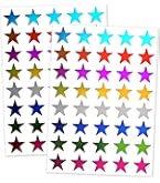 500 Pièces Autocollant Étoile, 2,54 Cm Autocollants Étoiles Pailletées