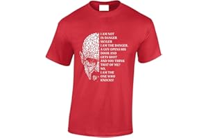 Crown Designs I Am The One Who Knocks Crime Lord TV Show Inspired for Men & Teenagers T-Shirts Tops