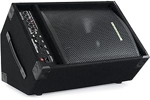Pronomic KAM-12BT Aktiver Bühnenmonitor - PA Monitor Lautsprecher mit Bluetooth- 120 Watt (RMS), 3-Band-Equalizer - 12" Woofer - 3" Hochtöner