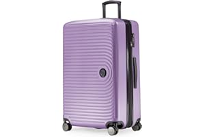 HAUPTSTADTKOFFER Mitte - Großer Hartschalenkoffer, TSA, 4 Rollen, Check-In Gepäck mit 8 cm Volumenerweiterung, 77cm, 130 Liter, Flieder