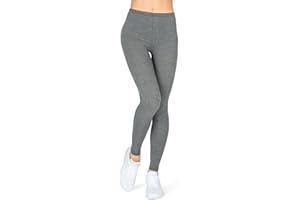 looksy Leggings en Coton pour Femmes Pantalons de détente Respirants pour Sports Opaques Pleine Longueur