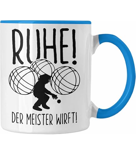 Boule Tasse Mit Spruch – Witziges Geschenk Für Boulespieler, Beidseitig Bedruckt, Spülmaschinenfest