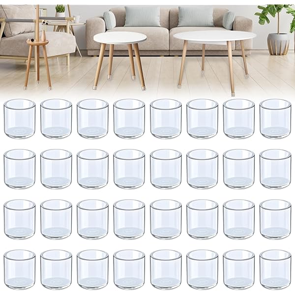 Piedini Per Mobili Trasparenti 12 Mm - 4 Pezzi, Protezione Pavimenti E Gambe - Foto 12