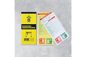Good to Go Safety 51351 Overhead Crane Check Book, 25 Inspections
