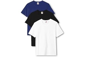 Fruit of the Loom - T-shirt da uomo, confezione da 3