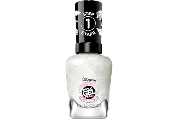 Sally Hansen Miracle Gel Modern Pearl - Vernis à ongles gel - Sans lampe UV - Rare Red Pearl - 14,7 ml