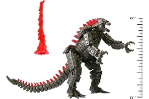 MonsterVerse Godzilla vs Kong 6" Battle Mechagodzilla w/Proton Scream, Multicolore, MNG11000 (imballaggio può essere diverso)