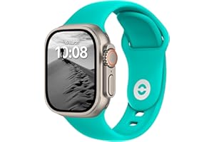DONEGANI SB Correa Deportiva Compatible para Apple Watch series Ultra 9 8 7 6 5 4 3 2 1 SE 49mm 45mm 44mm 42mm 41mm 40mm 38mm Pulsera Strap color Rosa Tejano