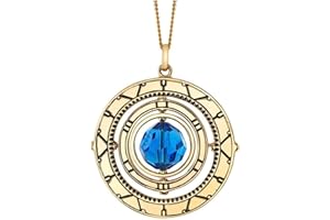 XUANHEY Arcane Cosplay Necklace Gold Chain Women's Hextech Cosplay Necklace Crystals Necklace Halloween Costume Accessory Pendant Gift Halloween Carnival Party Outfits for Men and Women