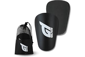 GILTEN products® Mini Espinilleras Fútbol + Bolsa Deportiva De Almacenamiento | Espinilleras Fútbol Niño, Niña, Hombre y Mujer.