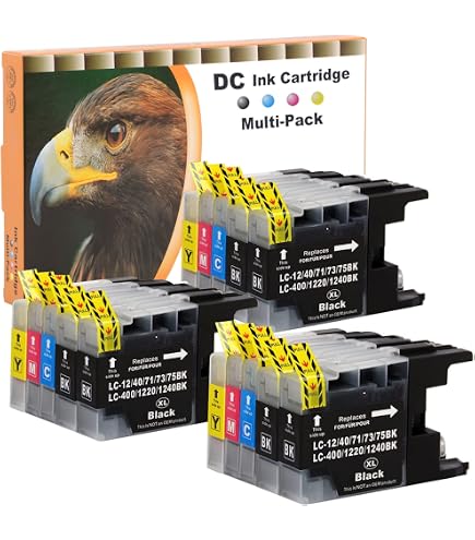 Lot De 9 Cartouches D'encre Go Inks Pour Brother - C/M/Y - Compatible DCP-6690CW, MFC-490CW, Etc. - Neuf Sous Blister