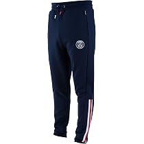 Pantalon Molleton PSG Enfant - Collection Officielle Paris Saint-Germain - 70% Coton 30% Polyester