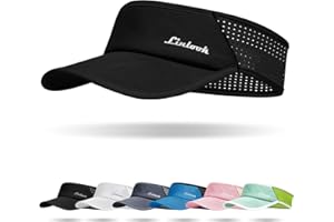 Linlook Sports Sun Visor for Men & Women Breathable Mesh, Stretchy Foldable Cooling Visor Hat for Running, Golf, Tennis, Hiki