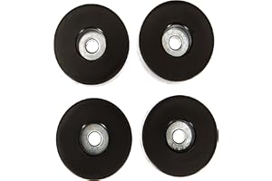 Adam Hall hårdvara 4909 M4 AH – väska med 4 gummifötter 38 x 20 mm